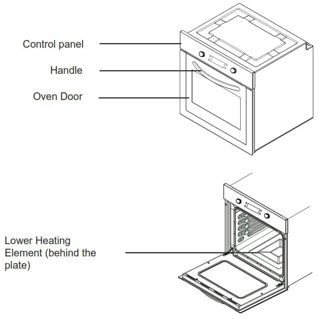 Home Appliances K 60V19BQM-EU Cooking - PRESENTATION AND SIZE OF PRODUCT 1