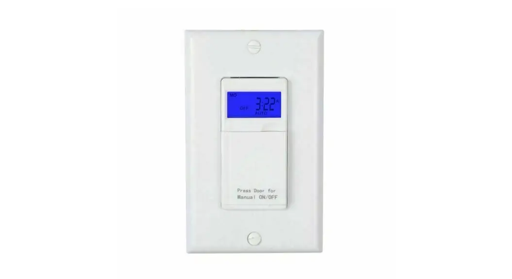 Bn-link Su101d 7 Days In Wall Digital Timer Switch Instruction Manual Bn-link Su101d 7 Days In Wall Digital Timer Switch Instruction Manual