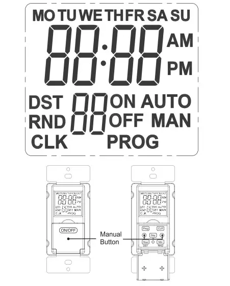 BN-LINK SU101d 7 Days In Wall Digital Timer Switch - figuire 10