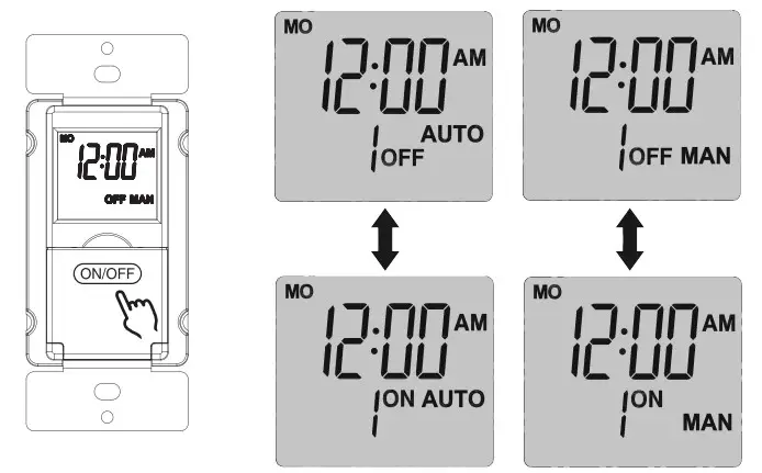 BN-LINK SU101d 7 Days In Wall Digital Timer Switch - figuire 17