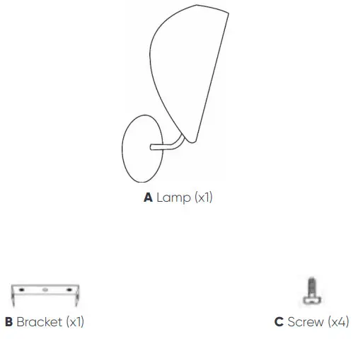 MATT BLATT MBLIBTPEWLA Perth Wall Lamp - fig