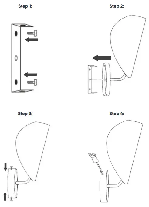 MATT BLATT MBLIBTPEWLA Perth Wall Lamp - fig1