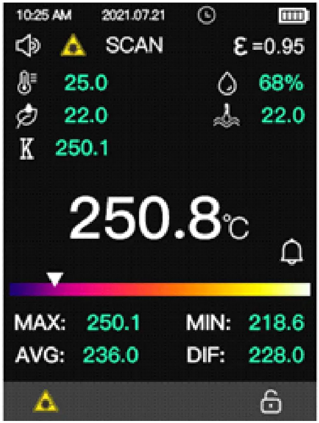 UNIT UT305A Infrared Thermometer - FIG 16
