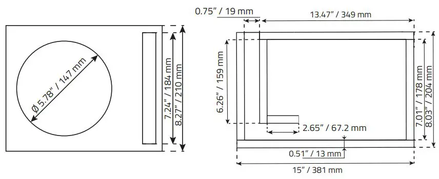 DS18 EXL-X 6.2D 6.5 Inch Subwoofer Owner's Manual - SINGLE SUBWOOFER PORTED BOX