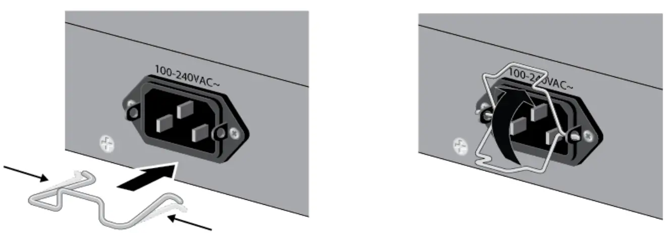 Allied Telesis x530 Multi-Gigabit Layer 3 Ethernet Switches - power cord