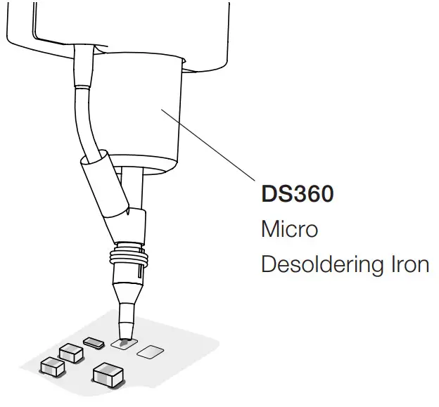 JBC P305 Pedal Kit for Control Units - Pad Cleaning