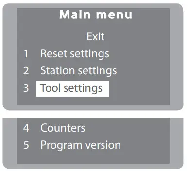 JBC P305 Pedal Kit for Control Units - Settings