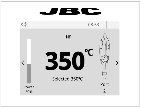 JBC P305 Pedal Kit for Control Units - position