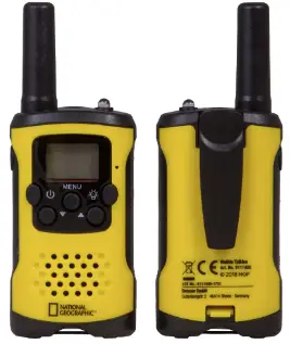 National Geographic 9111400 WALKIE TALKIES User PRODUCT