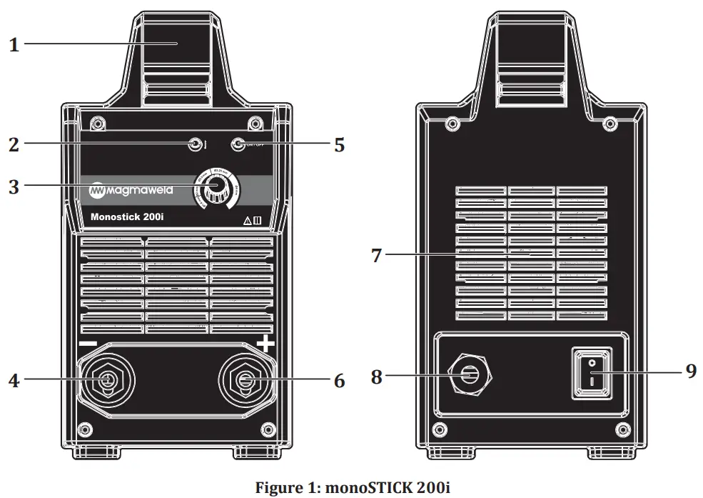 magmaweld monoSTICK 200i DC Welding Inverter - 1