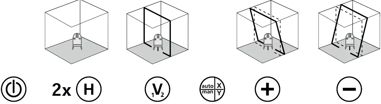 Laserliner PowerCross-Laser 8 S Line Laser Self-Levelling Range 16