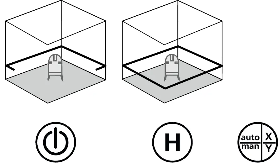 Laserliner PowerCross-Laser 8 S Line Laser Self-Levelling Range 18