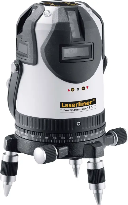Laserliner PowerCross-Laser 8 S Line Laser Self-Levelling Range PRODUCT