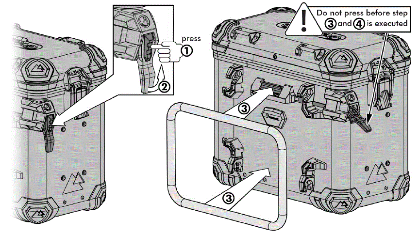 TOURATECH 09-373-6831-0 Stainless Steel Suitcase Holder fig 5