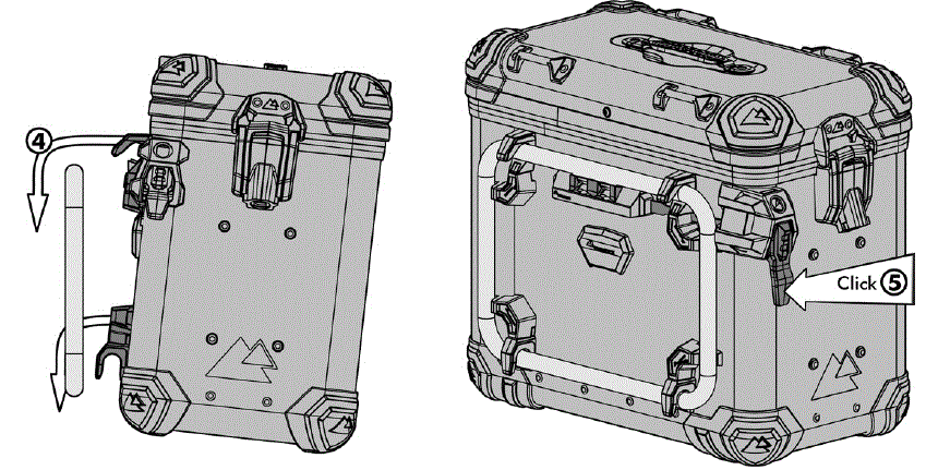 TOURATECH 09-373-6831-0 Stainless Steel Suitcase Holder fig 6