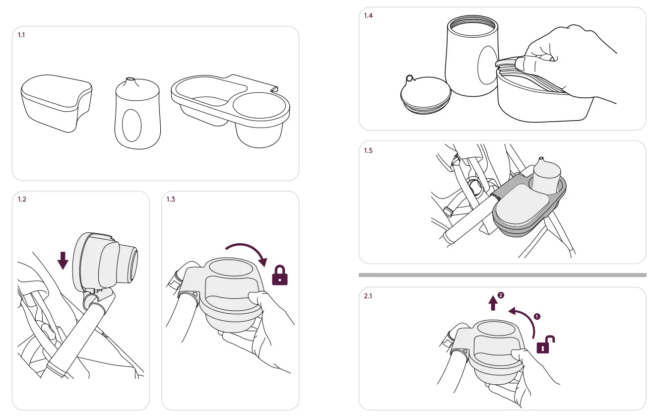 Silver Cross SX5224.00 Snack Tray - 1