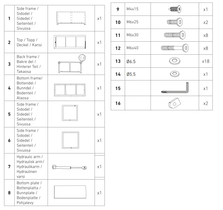 RIMINI 627011590102 Storage Cushion Box fig 1