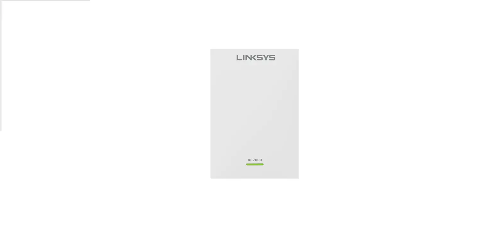 Linksys Re7000 Wifi Extender, Wifi 5 Range Booster-operational Manual Linksys Re7000 Wifi Extender, Wifi 5 Range Booster-operational Manual