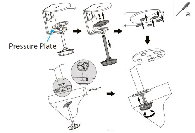 StarTech A2-LAPTOP-DESK-MOUNT Articulating Monitor Arm and Laptop Holder 7