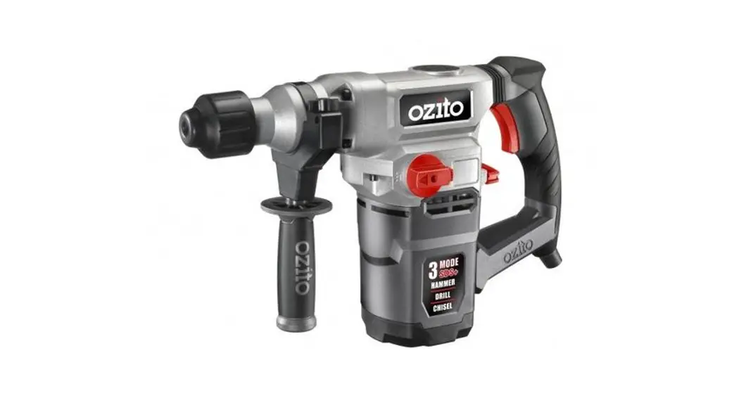 Ozito Rhd-1550 1500w Rotary Hammer Drill Kit Instruction Manual