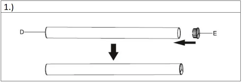 DIGITUS DA 90437 Universal Monitor Mount - Mounting Instruction 1