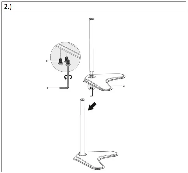 DIGITUS DA 90437 Universal Monitor Mount - Mounting Instruction 2