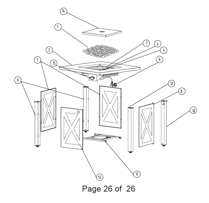 Intertek-PHFT28X-Outdoor-Propane-gas-Fire-Table-User-fig-24