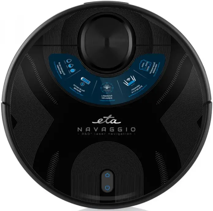 NAVAGGIO ETA222890000 Robot Vacuum Cleaner Black 1