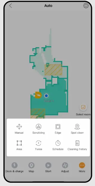 NAVAGGIO ETA222890000 Robot Vacuum Cleaner Black - app 18