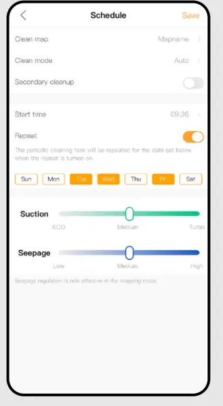 NAVAGGIO ETA222890000 Robot Vacuum Cleaner Black - app 20