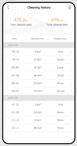 NAVAGGIO ETA222890000 Robot Vacuum Cleaner Black - app 23