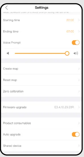 NAVAGGIO ETA222890000 Robot Vacuum Cleaner Black - app 25