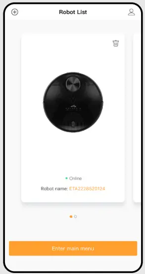 NAVAGGIO ETA222890000 Robot Vacuum Cleaner Black - app 5