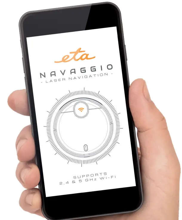 NAVAGGIO ETA222890000 Robot Vacuum Cleaner Black