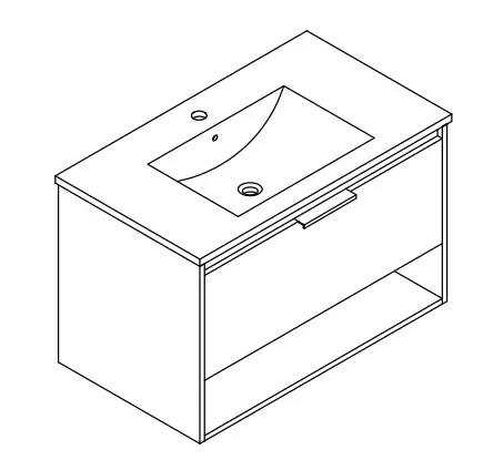 tunuo-JMJ-BCB-43-Wall-Mount-Bath-Vanity-in-Imitative-Oak-with-White-Ceramic-Top-with-White-Basin-fig-1