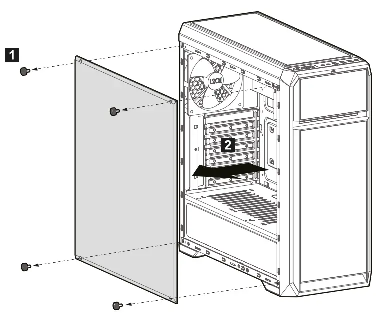 Removing the side panels