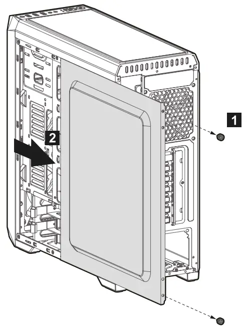 Removing the side panels