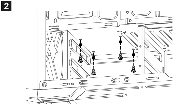 Mounting the 2.5" SSD / HDD