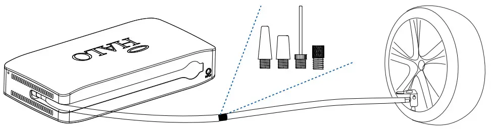 HALO Air BOLT -desired pressure