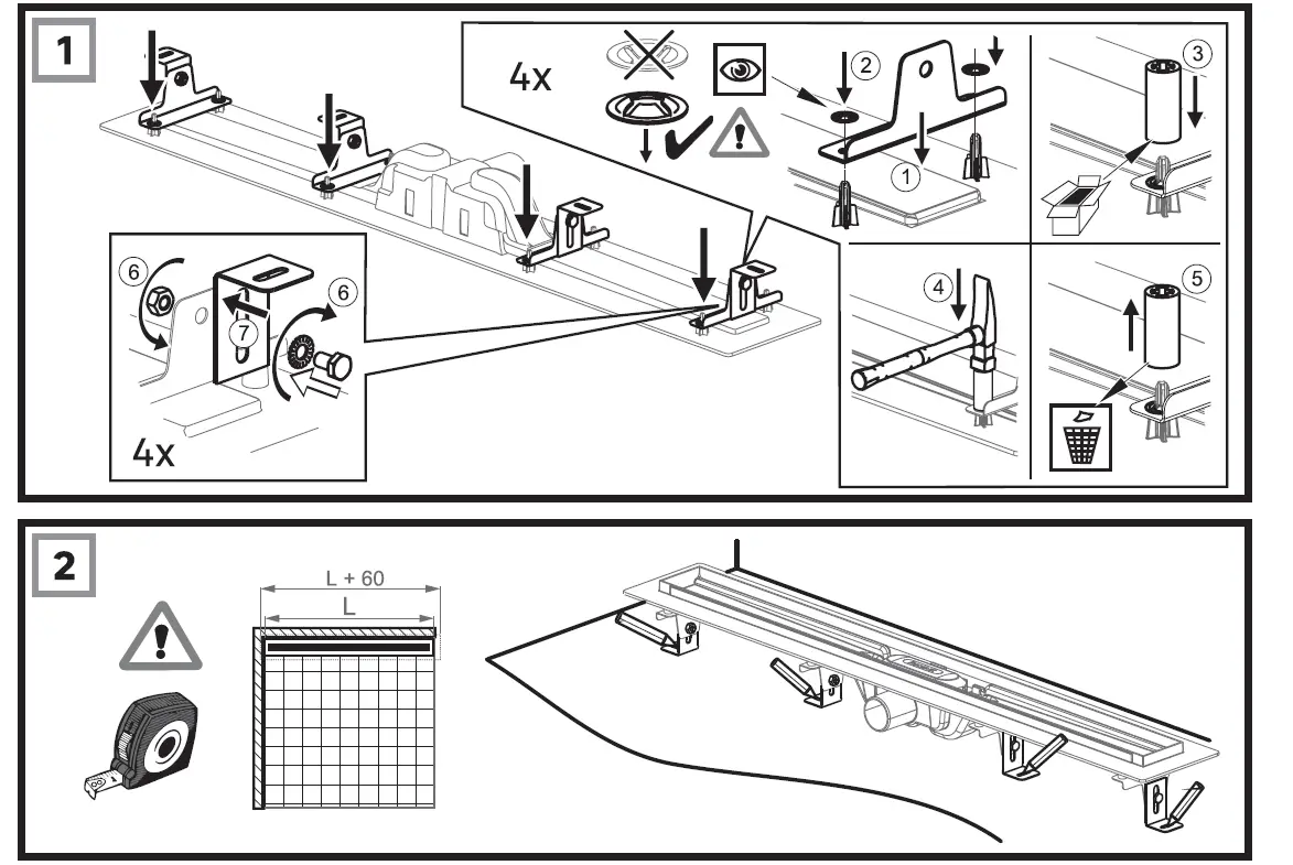 RAVAK OZP Shower Drain Plastic FIG (5)