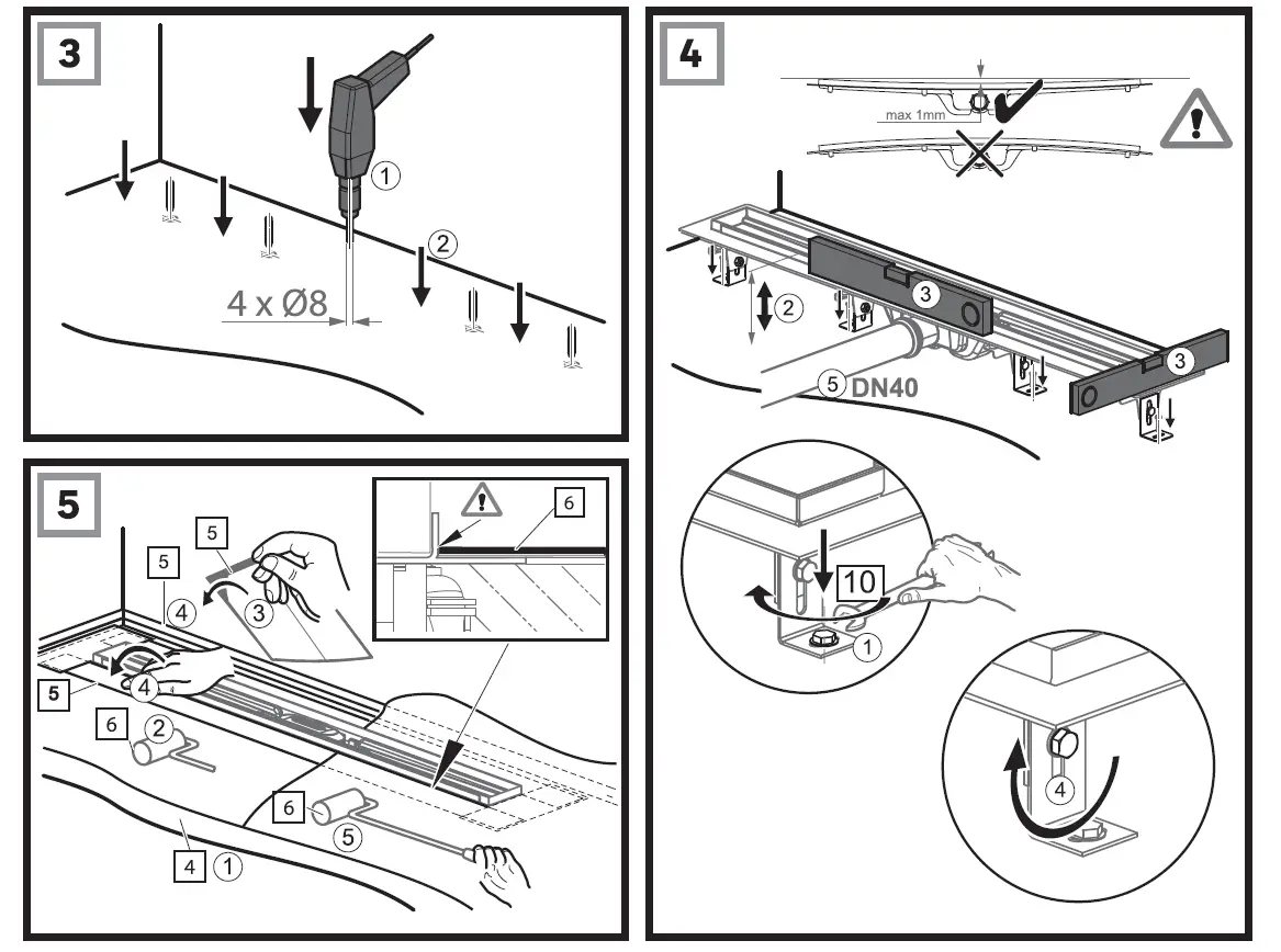 RAVAK OZP Shower Drain Plastic FIG (6)