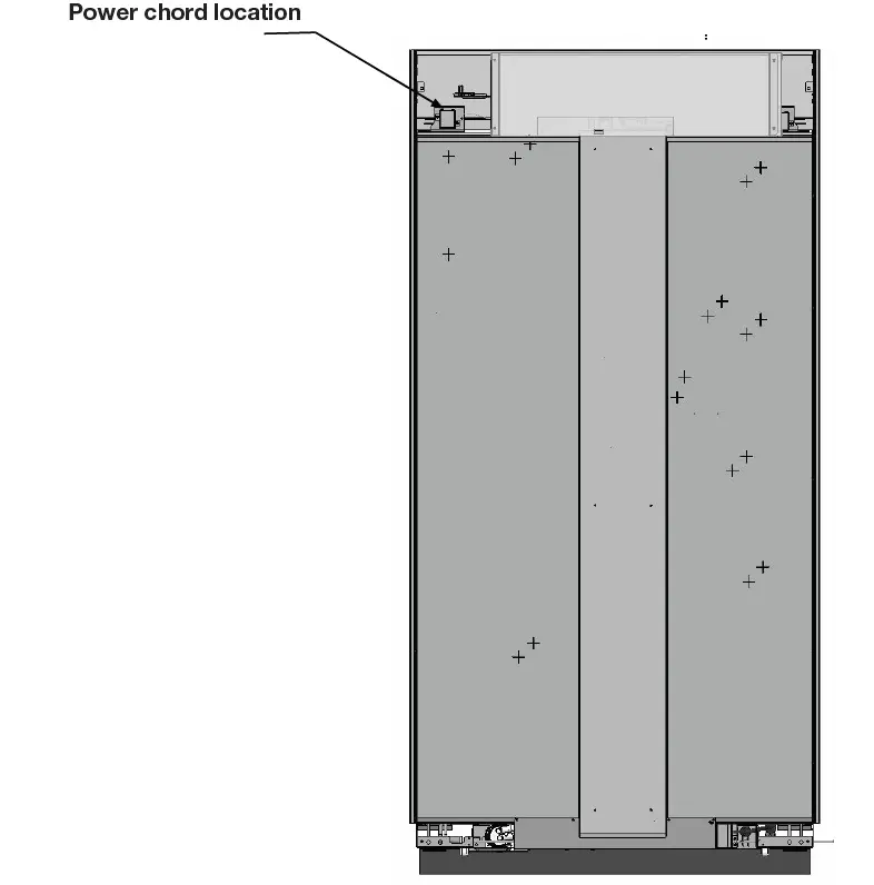 JENNAIR JBSS42E22L00 42 Inch Stainless Steel Built-In Side-By-Side Refrigerator with External Ice And Water Dispenser fig 3