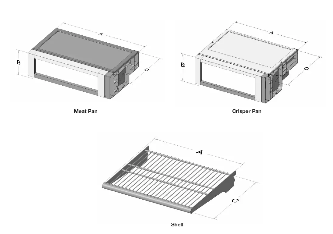 JENNAIR JBSS42E22L00 42 Inch Stainless Steel Built-In Side-By-Side Refrigerator with External Ice And Water Dispenser fig 8