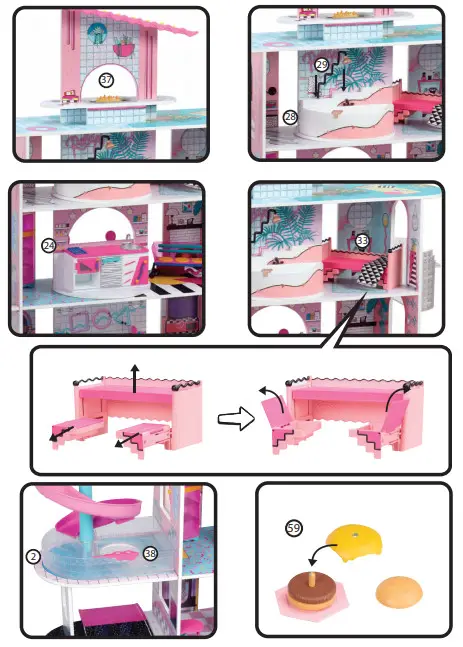 LOL SURPRISE House of Surprises -FURNITURE & ACCESSORIES