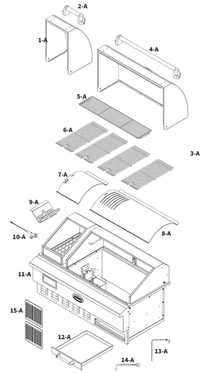 LOUISIANA LG Estate 860C Wood Pellet Grill - fig 19