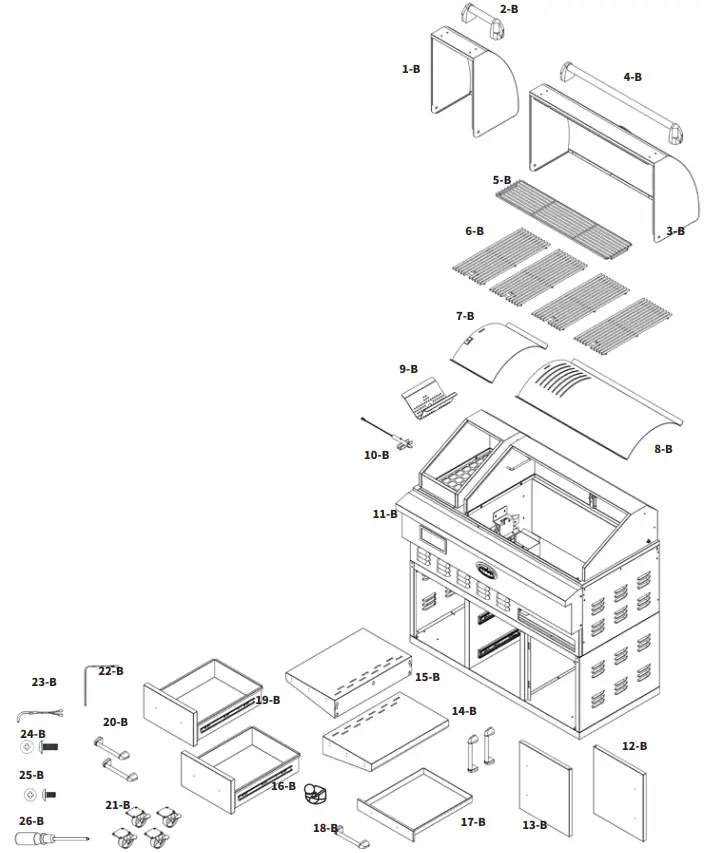 LOUISIANA LG Estate 860C Wood Pellet Grill - fig 20