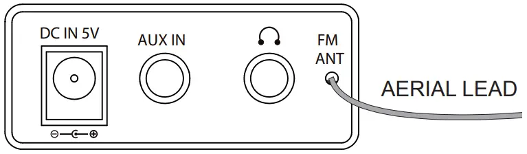 Goodmans GCR1881DABIP Digital Clock Radio with Dock for iPhone iPod - FIGURE 1
