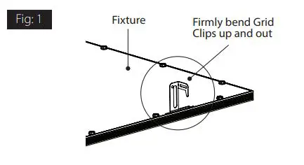 RAB SMKEZPAN1X4 Ezpan 1X4 Surface Mounting Kit - Figure 1