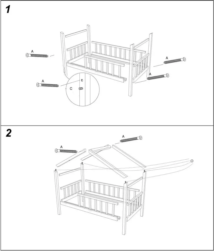 My Sweet Kids IRIS CABIN BED - Figure 1