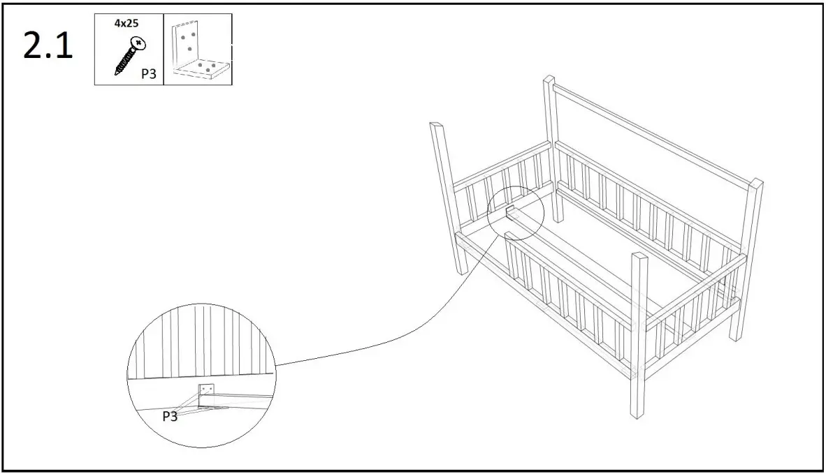 My Sweet Kids IRIS CABIN BED - Figure 3